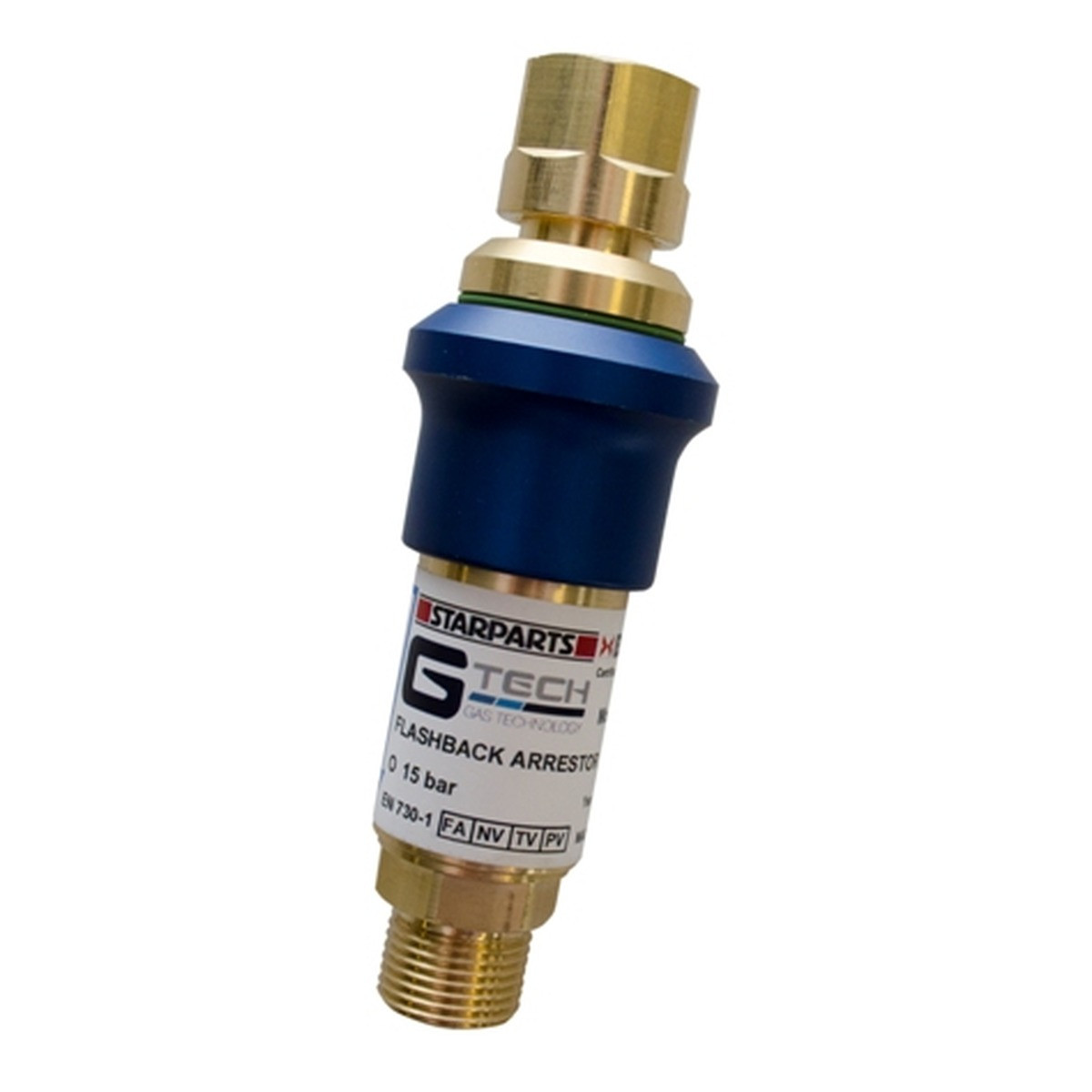 G-Tech flashback arrestor resettable oxygen for oxy-fuel gas safety