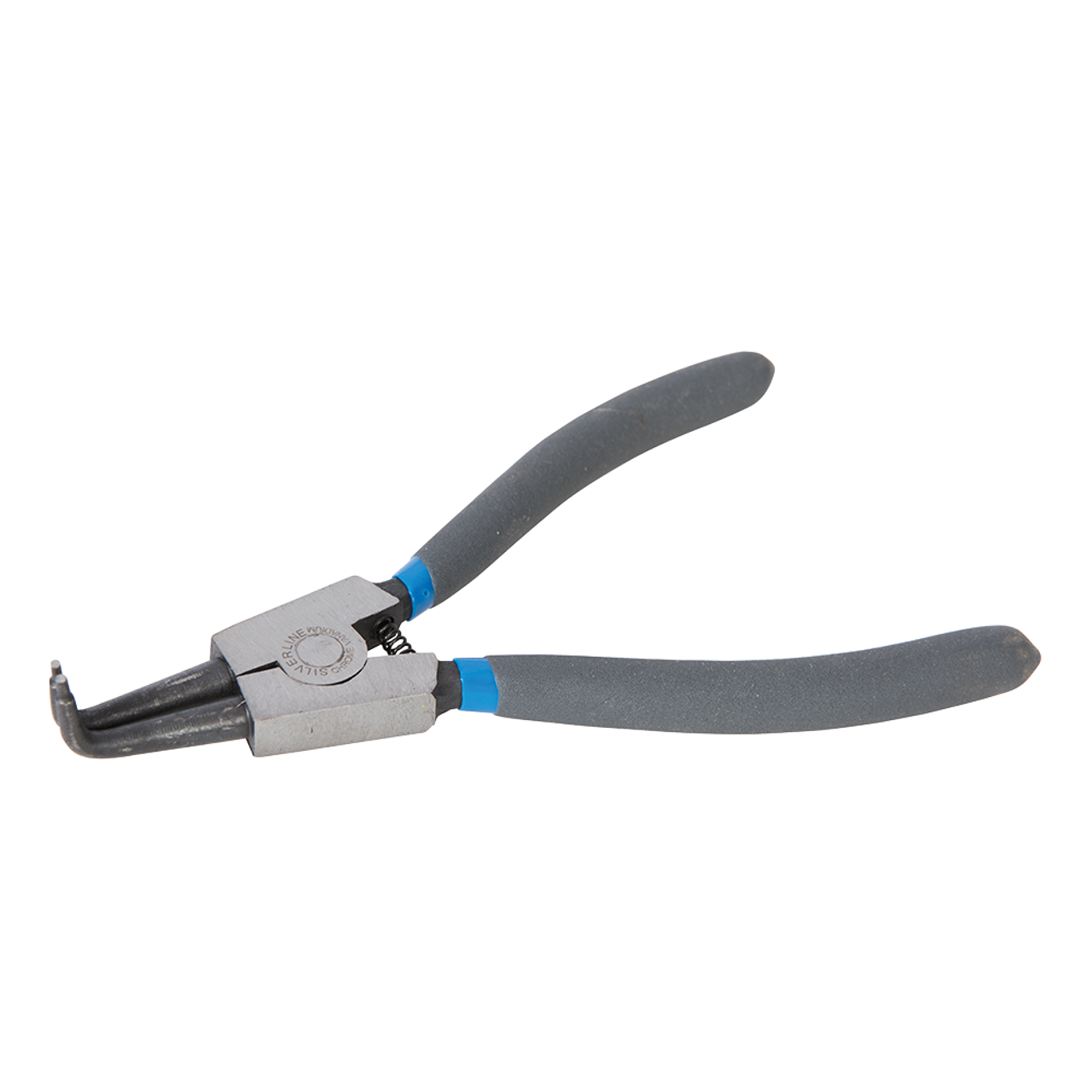 Silverline Bent External Circlip Pliers - 180mm from Oneweld Supplies.