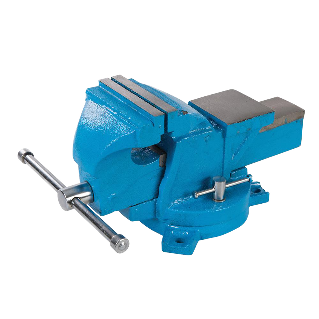 Silverline Workshop Vice Swivel Base 100mm (4") - Jaw Capacity 120mm / 8kg from Oneweld Supplies.