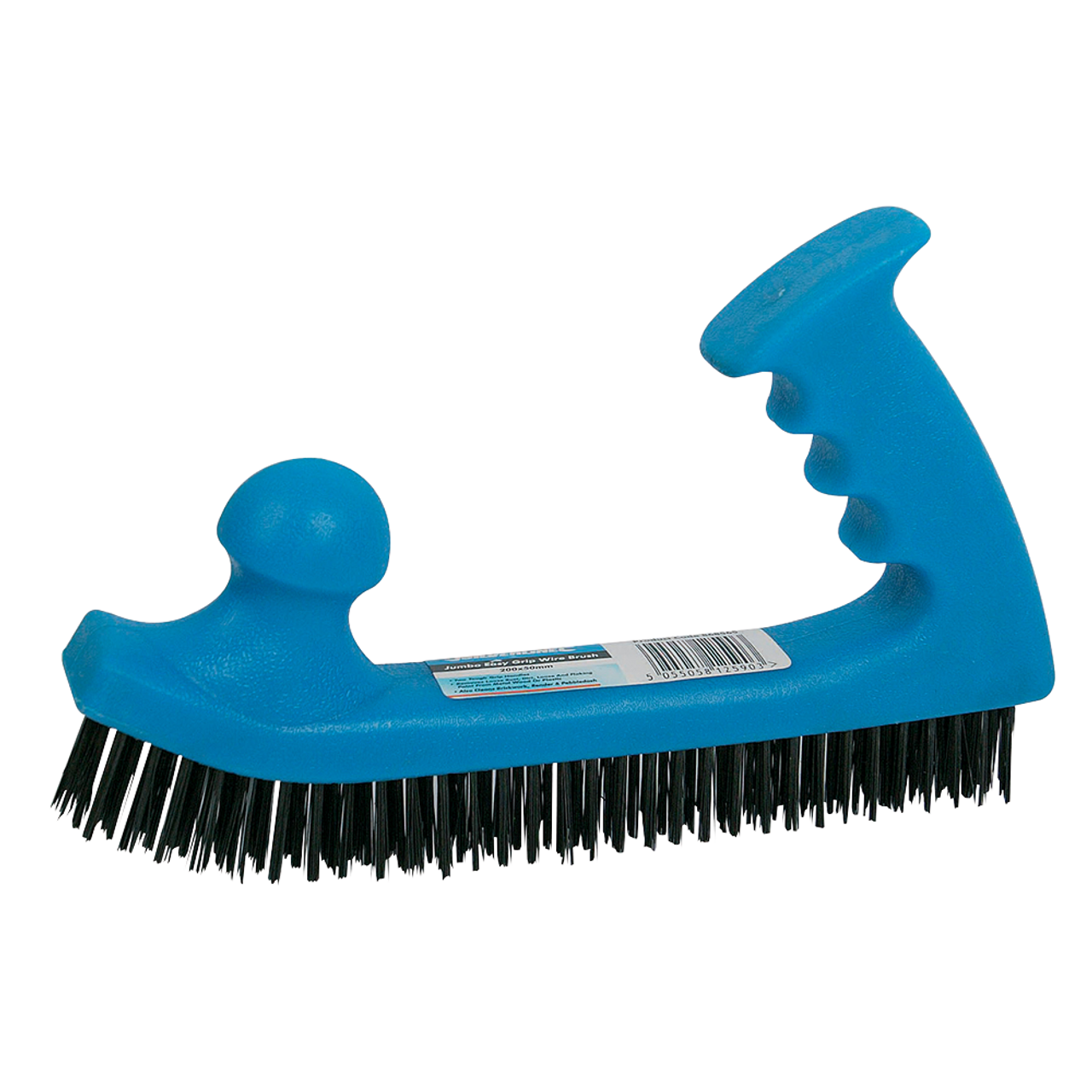 Silverline Wire Brush Jumbo Easy Grip - 200 x 50mm from Oneweld Supplies.