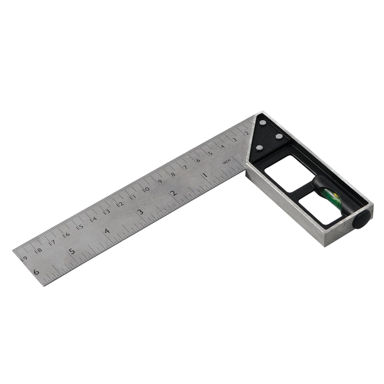 Silverline Tri & Mitre Square with Spirit Level - 150mm from Oneweld Supplies.