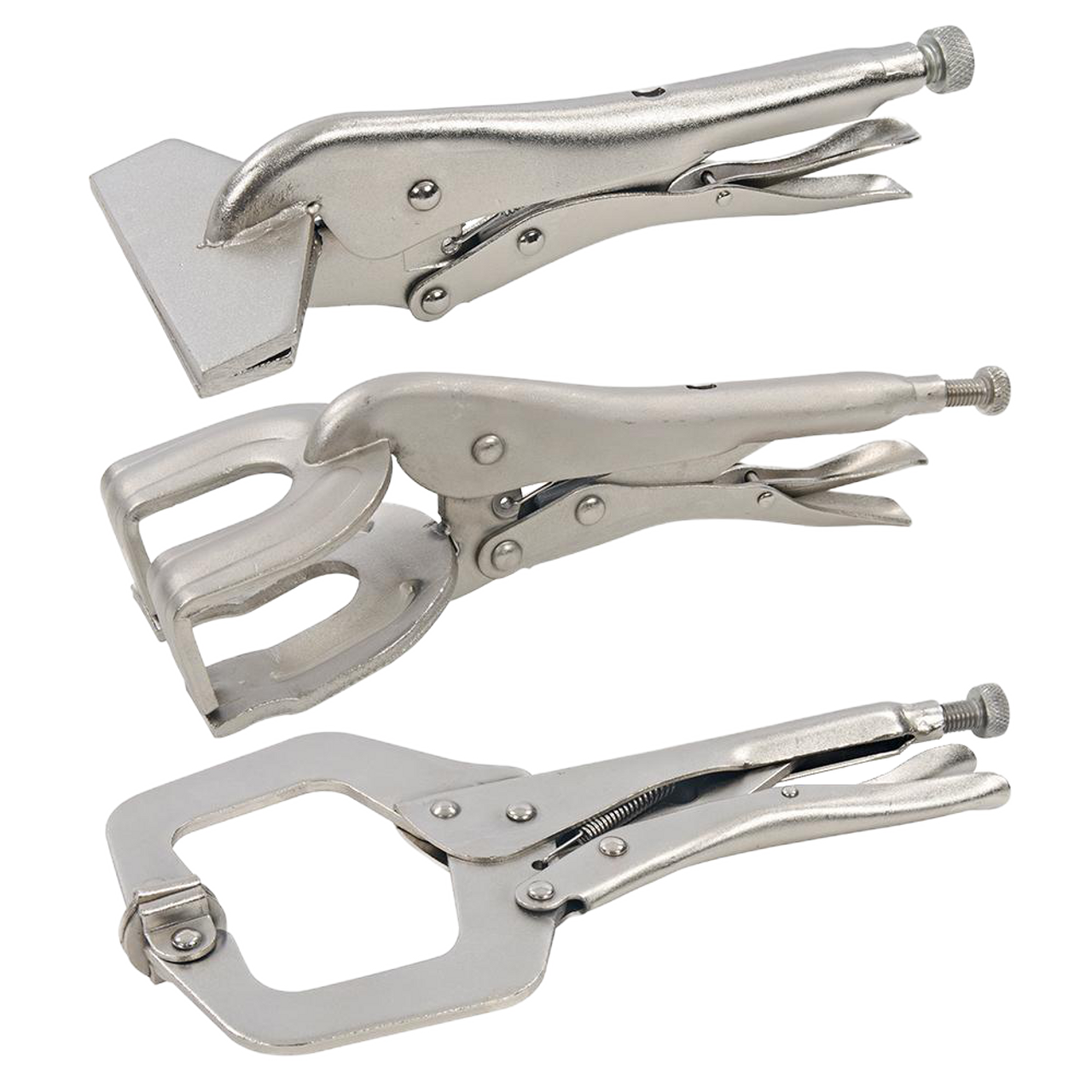 Silverline Welding Clamp Set 3pce - 3pce from Oneweld Supplies.