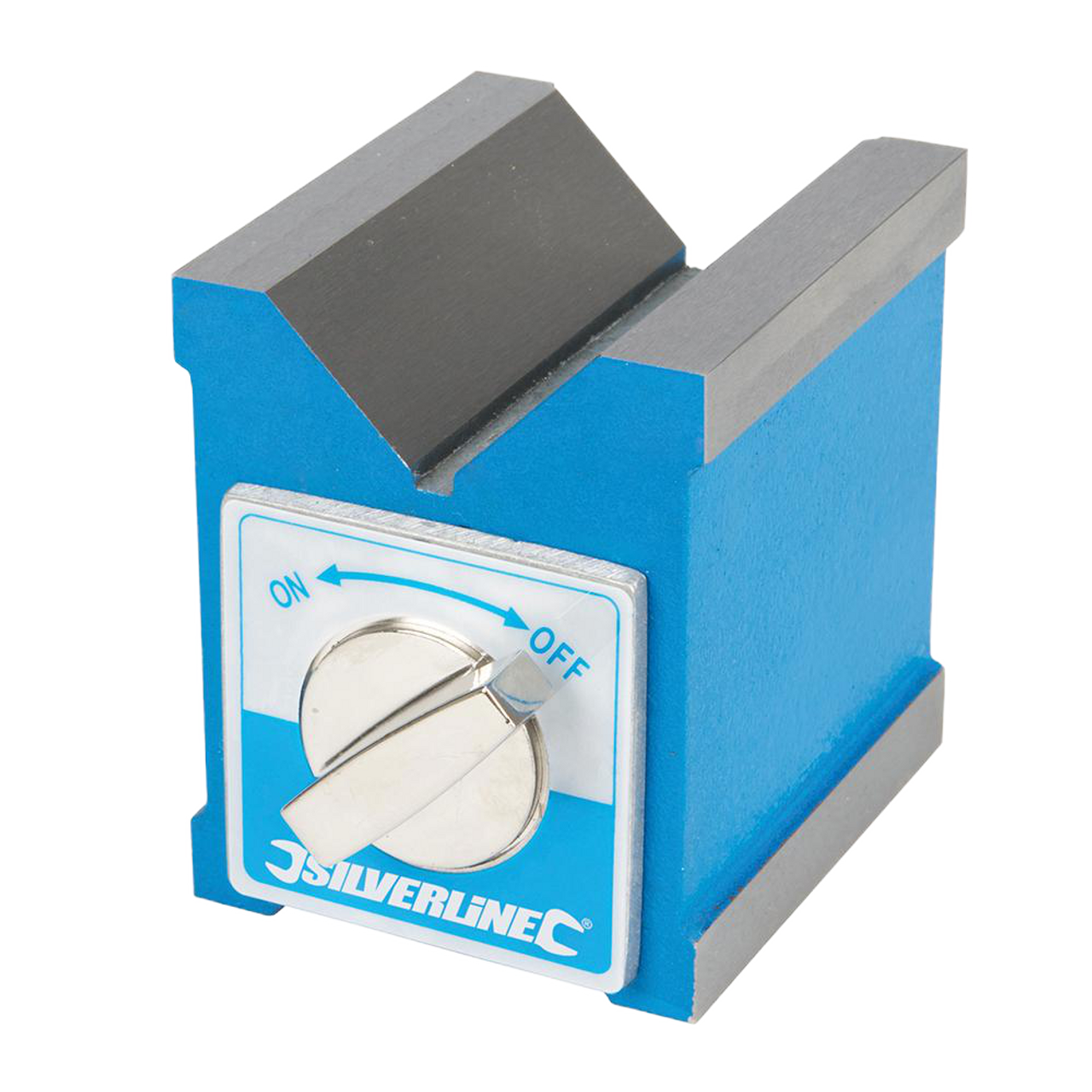 Silverline Magnetic V-Block - 70 x 60 x 70mm from Oneweld Supplies.