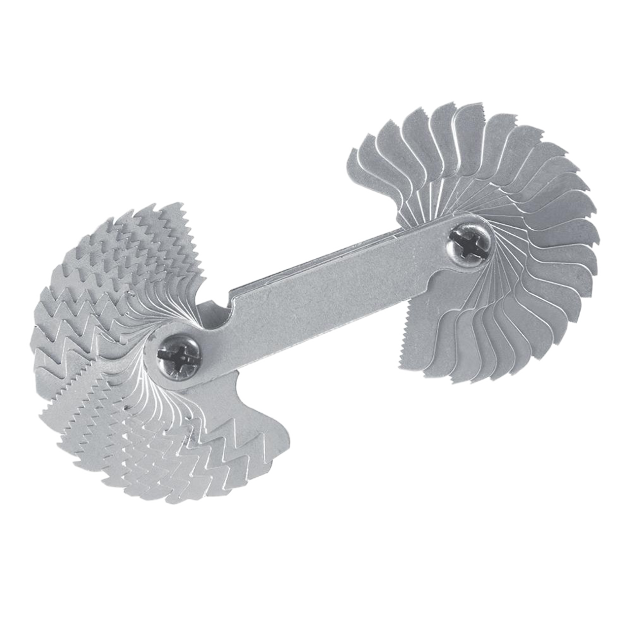Silverline Screw Pitch Gauge Combination - 0.25 - 6mm / 4 - 62BSW from Oneweld Supplies.