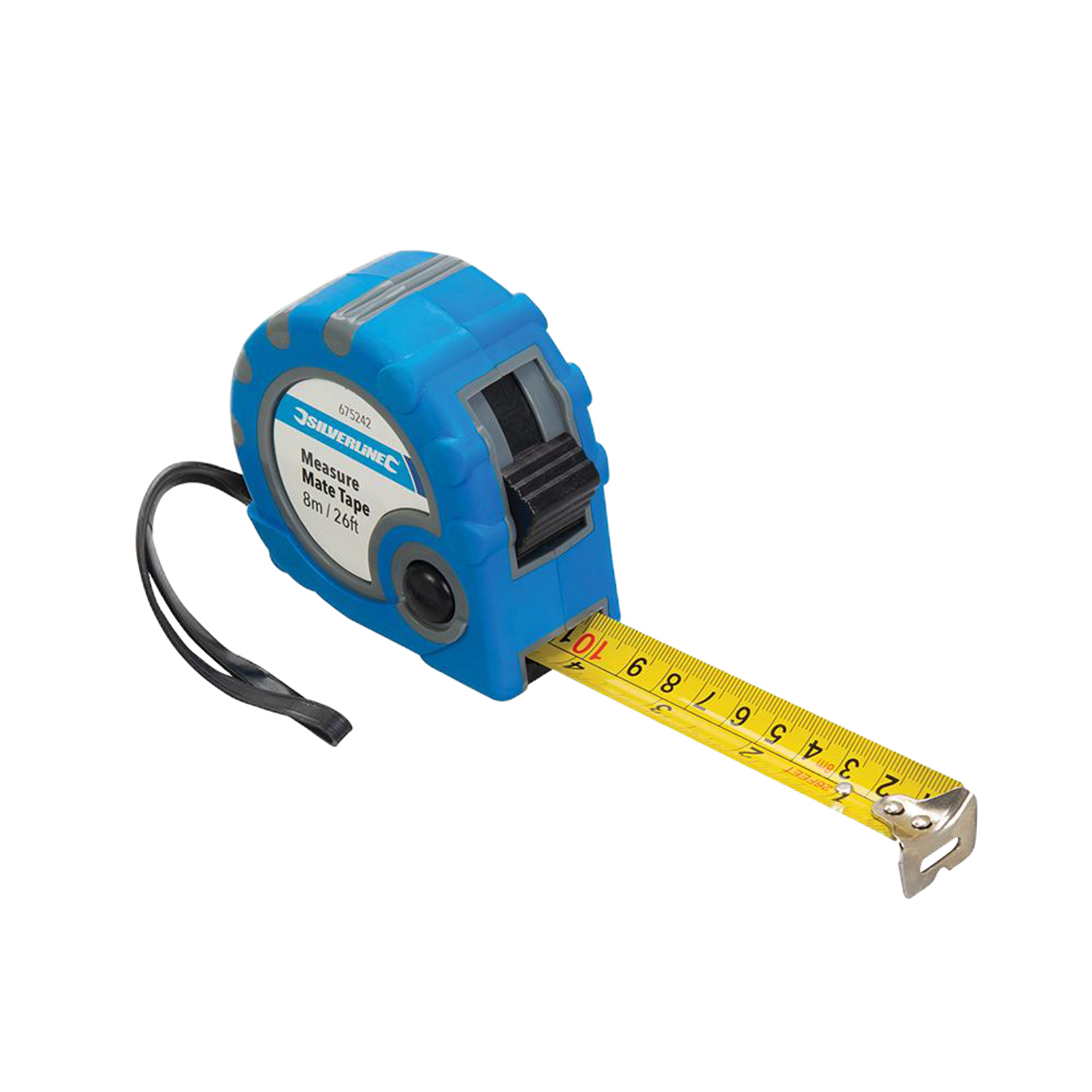 Silverline Measure Mate Tape - 8m / 26ft x 25mm from Oneweld Supplies.