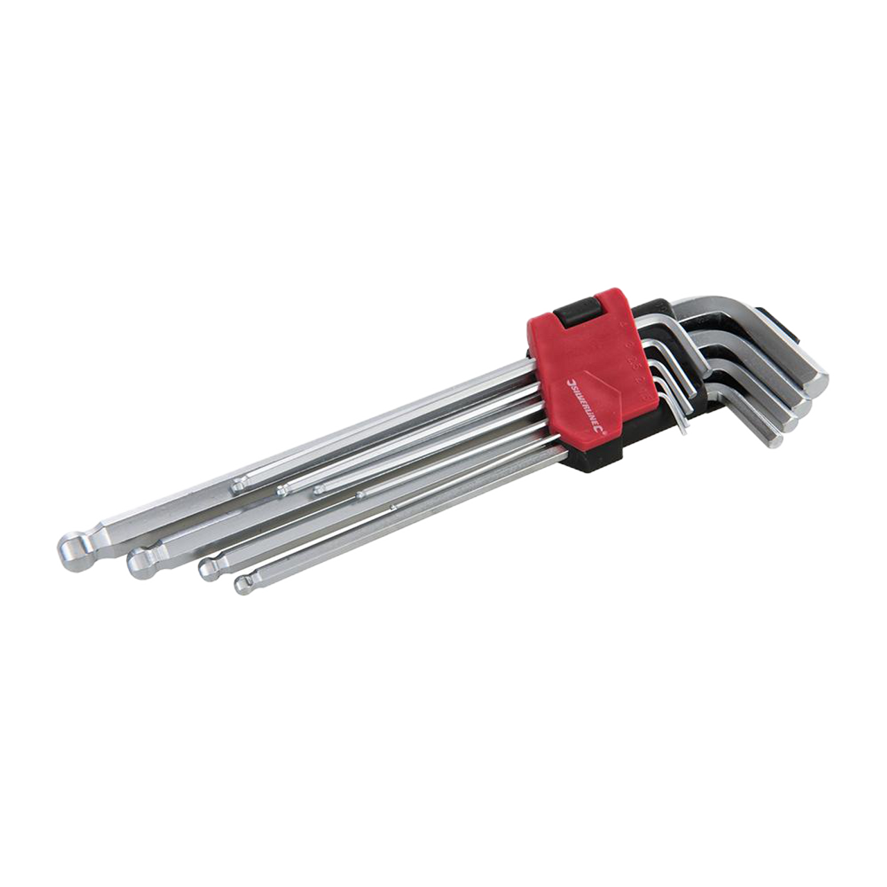 Silverline Expert Hex Key Ball End Set 9pce - 1.5 - 10mm from Oneweld Supplies.