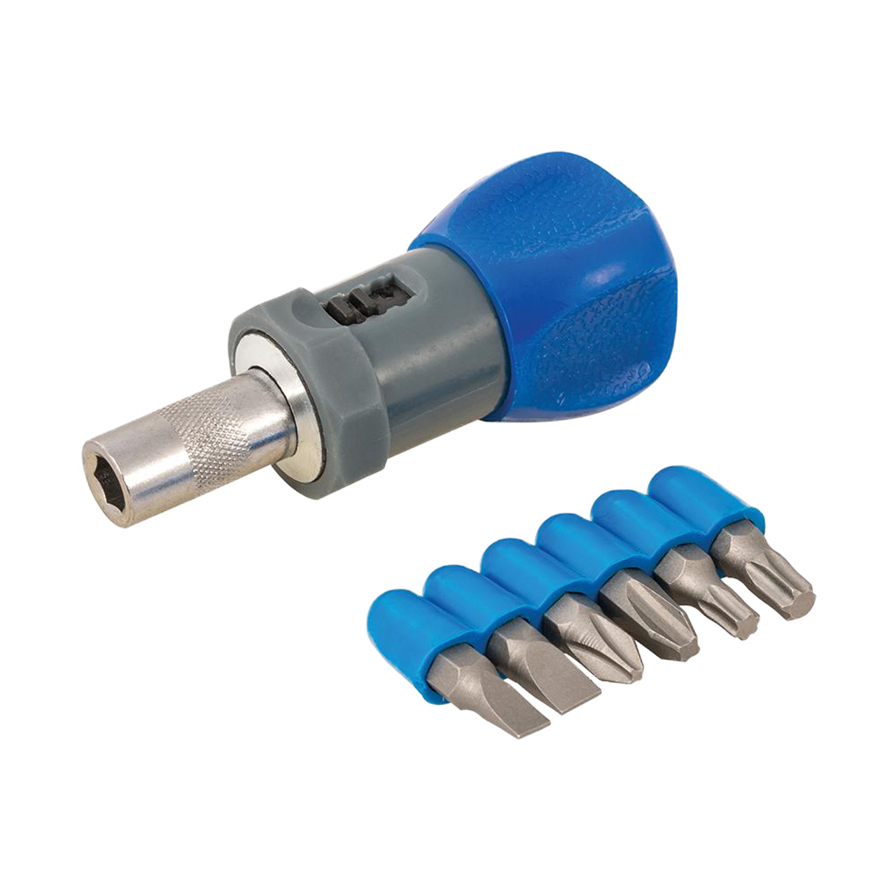 Silverline Stubby Ratchet Screwdriver Set 7pce - 7pce from Oneweld Supplies.