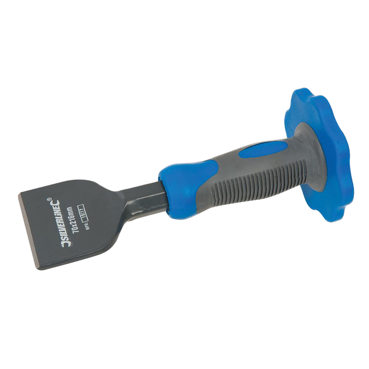 Silverline Bolster Chisel with Guard - 70 x 216mm from Oneweld Supplies.
