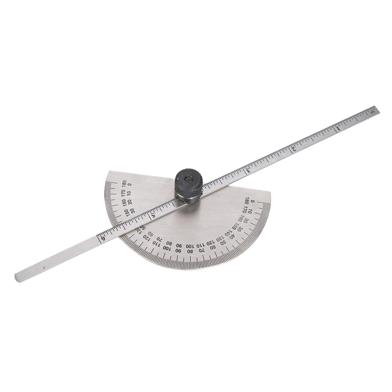 Silverline Protractor with Depth Gauge Scale - 150mm from Oneweld Supplies.