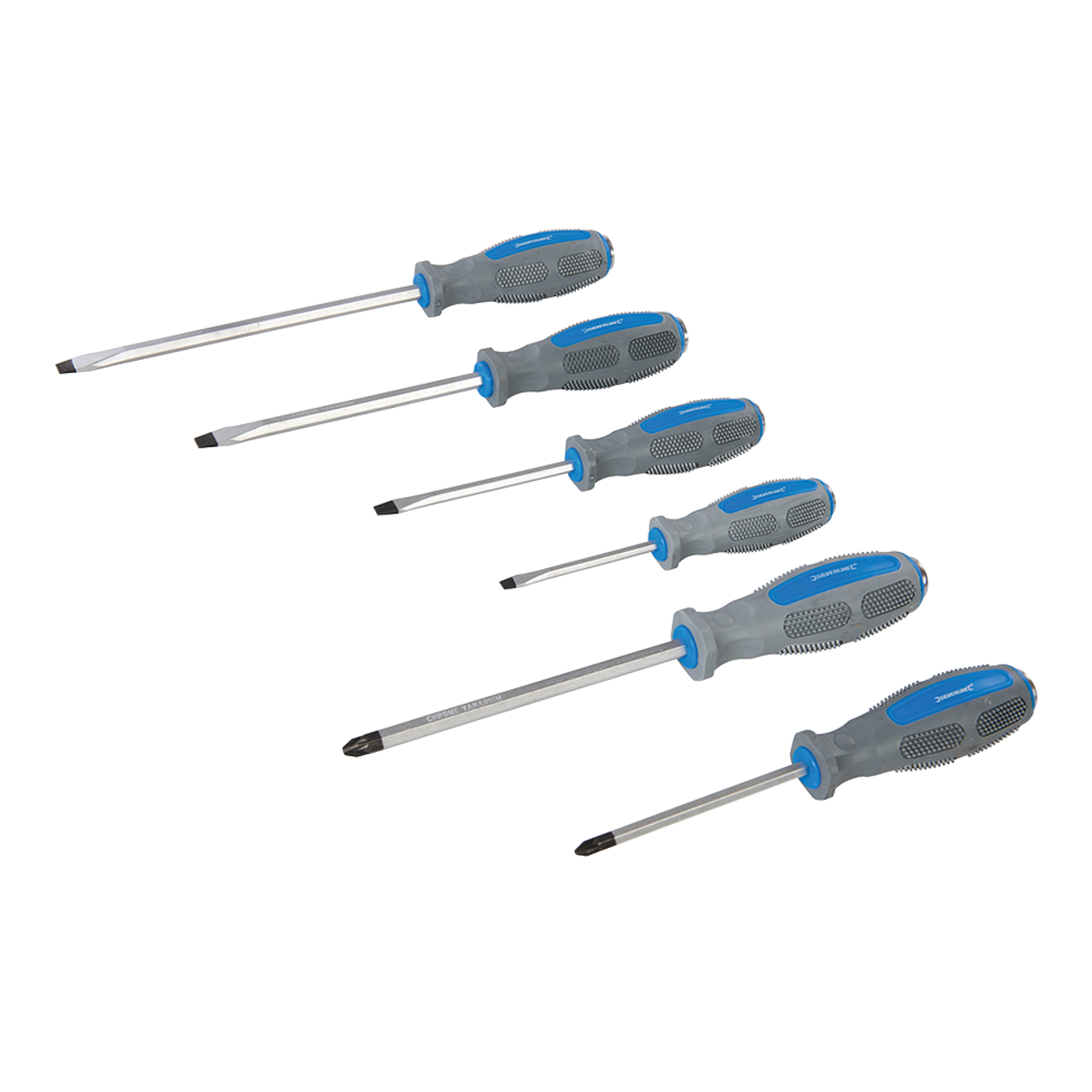 Silverline Hammer-Through Screwdriver Set 6pce - 6pce from Oneweld Supplies.