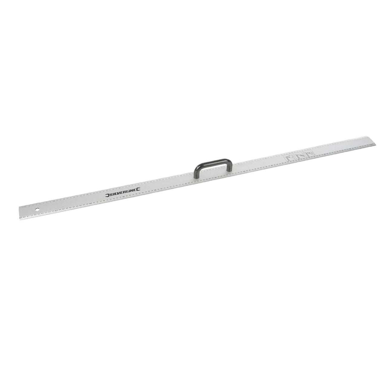 Silverline Aluminium Rule with Handle - 1200mm from Oneweld Supplies.