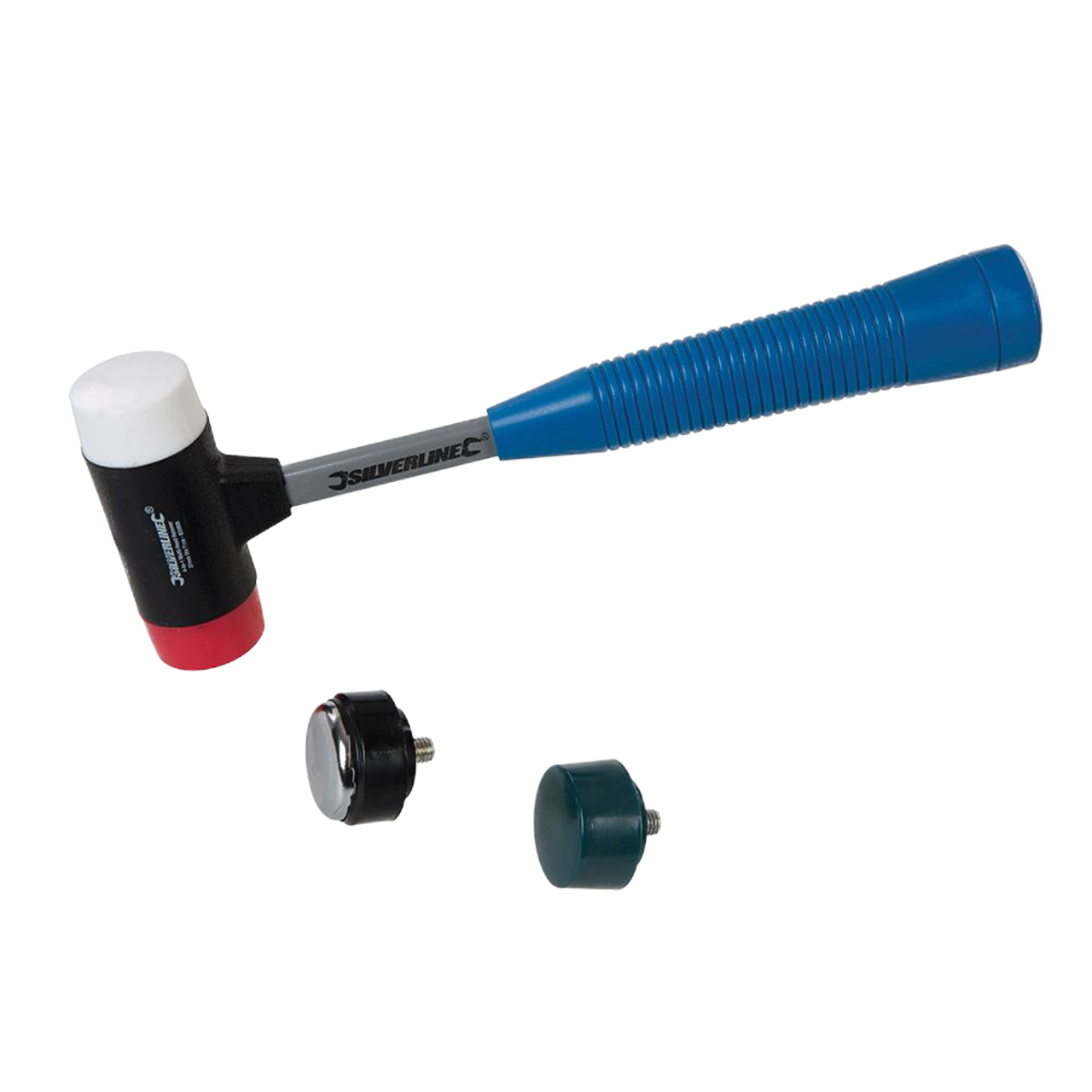 Silverline 4-in-1 Multi-Head Hammer - 37mm Dia Face from Oneweld Supplies.