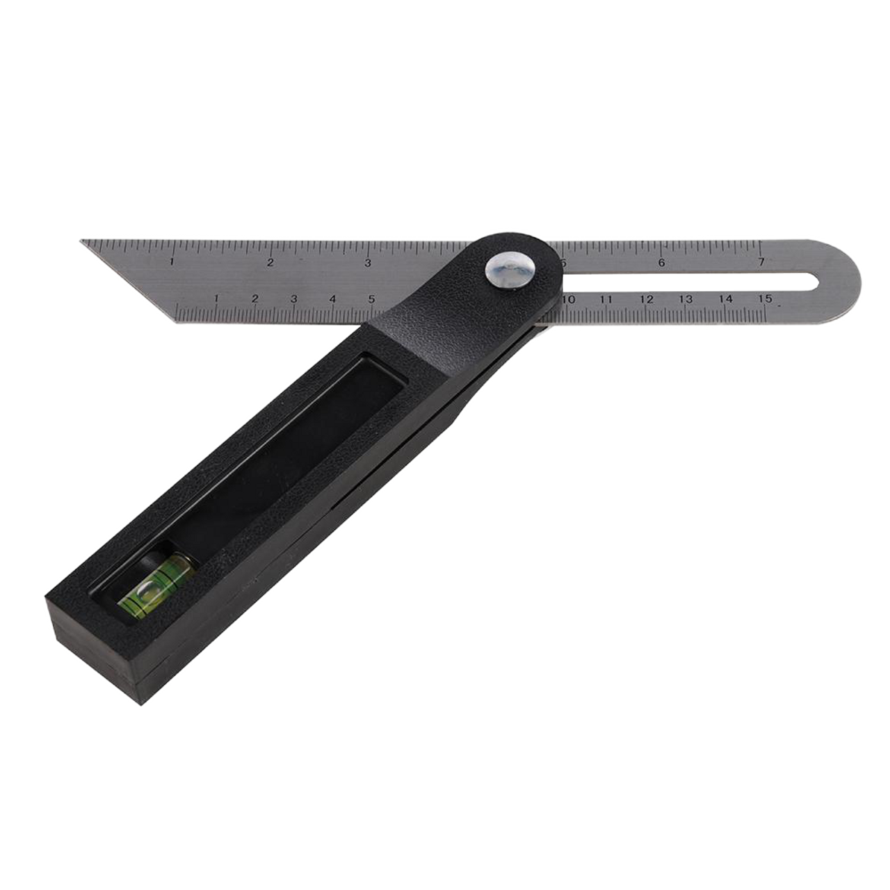 Silverline Sliding T-Bevel with Spirit Level - 200mm from Oneweld Supplies.