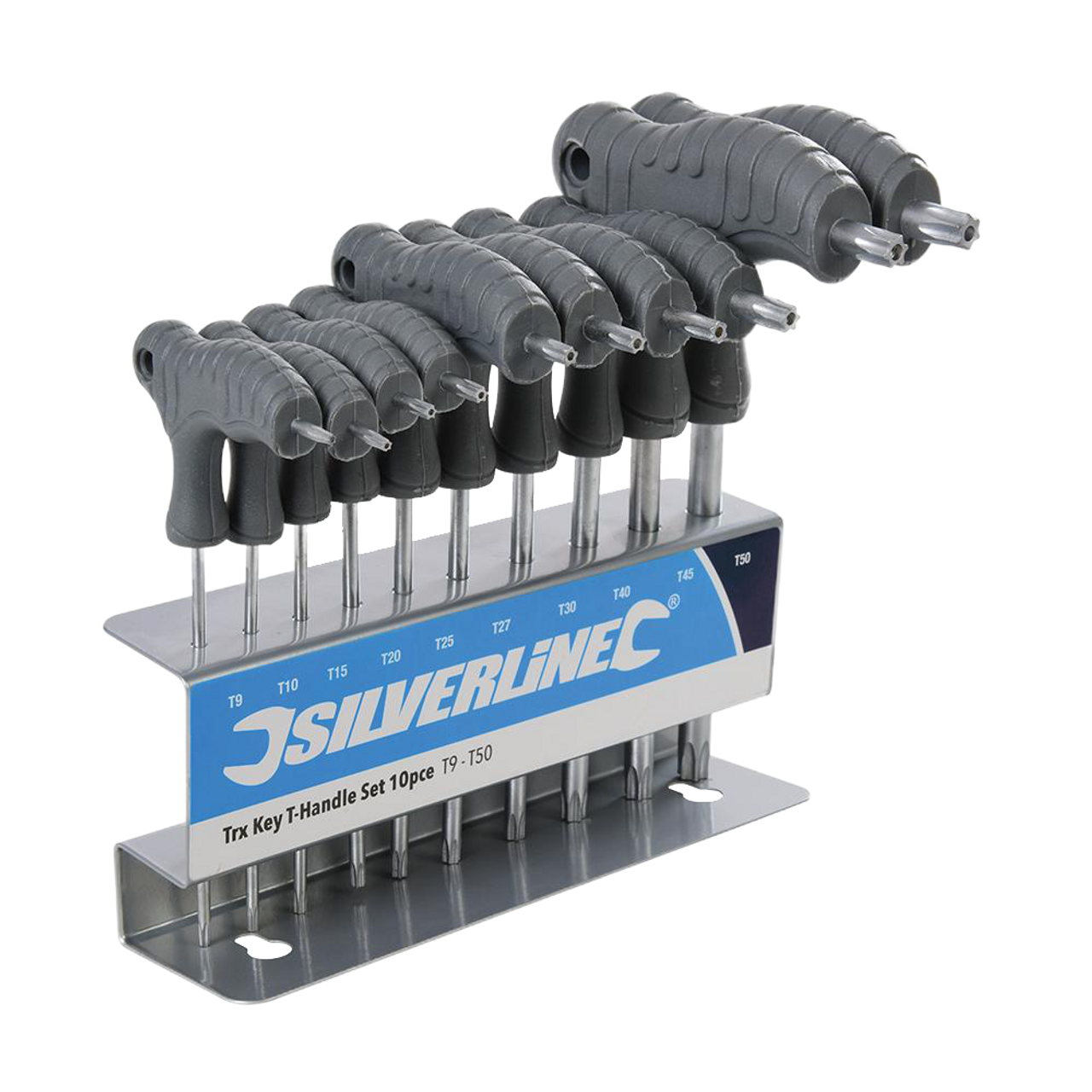 Silverline Trx Key T-Handle Set 10pce - T9 - T50 from Oneweld Supplies.