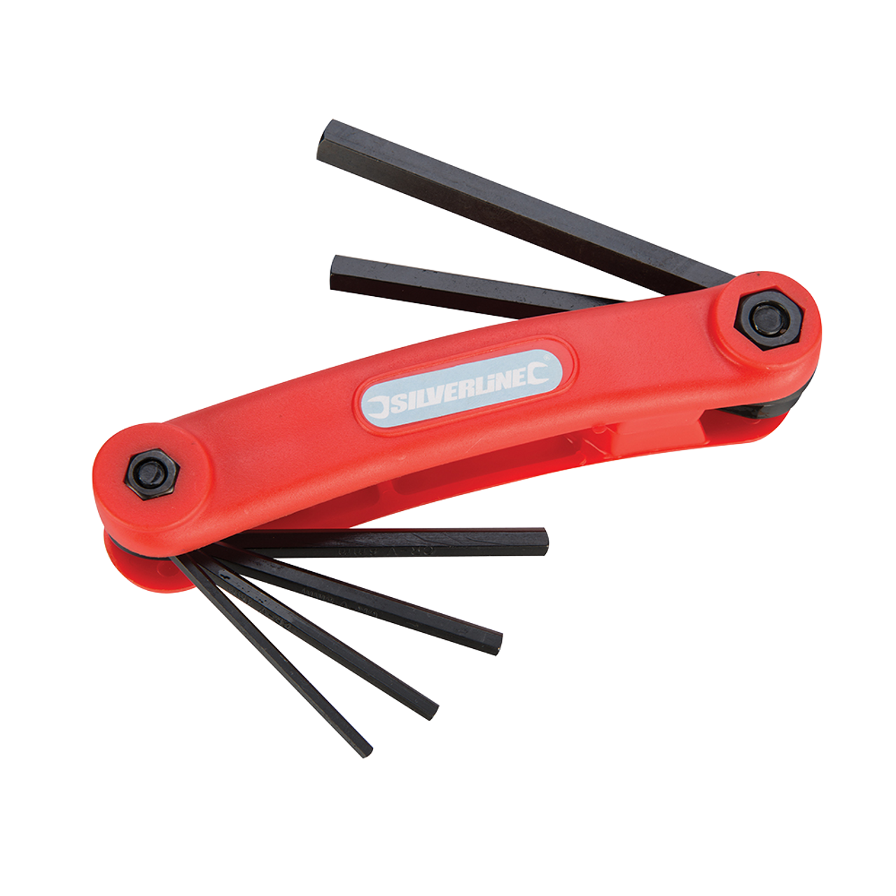 Silverline Hex Key Metric Tool 7pce - 2.5 - 10mm from Oneweld Supplies.