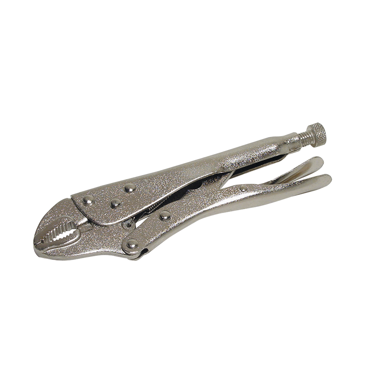 Silverline Self-Locking Pliers - 220mm Curved from Oneweld Supplies.