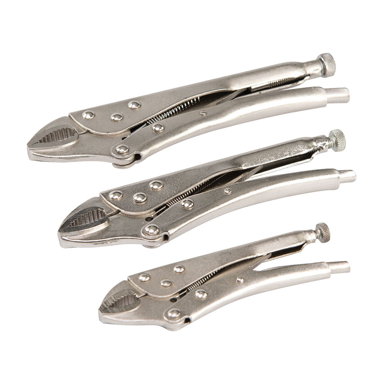 Silverline Self Locking Pliers Set 3pce - 3pce from Oneweld Supplies.