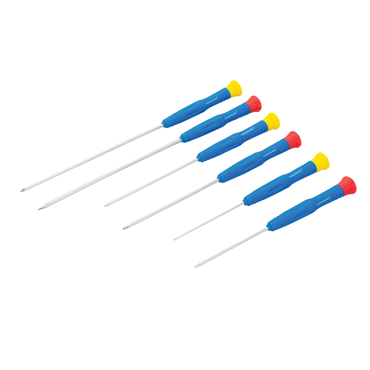 Silverline Extra-Long Precision Screwdriver Set 6pce - 6pce from Oneweld Supplies.