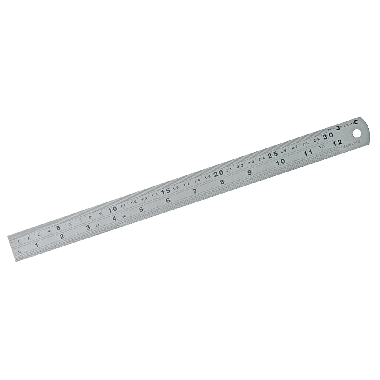 Silverline Steel Rule - 300mm from Oneweld Supplies.