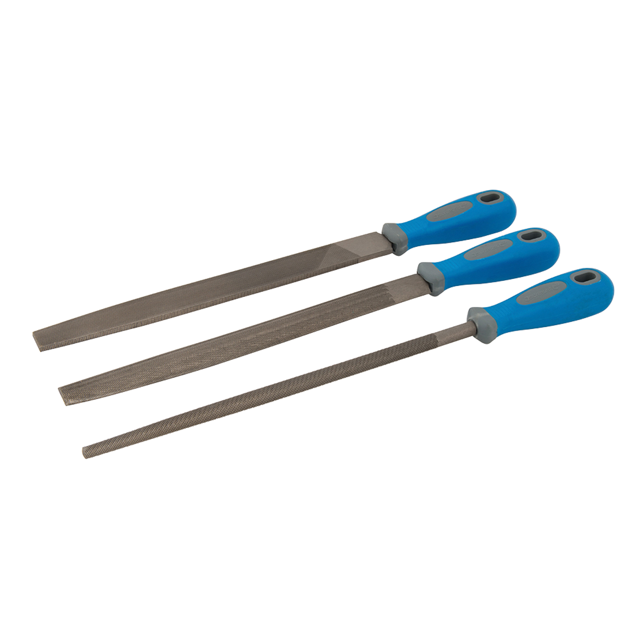 Silverline File Set 3pce - 2nd Cut 250mm from Oneweld Supplies.