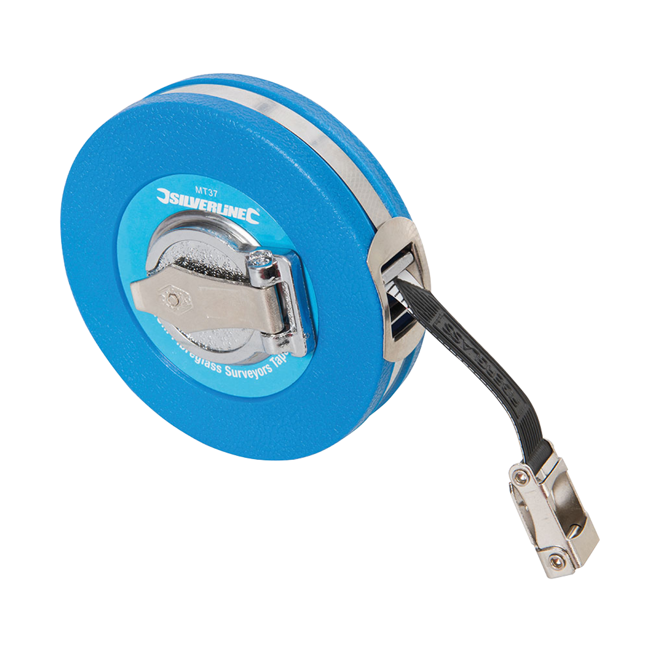 Silverline Fibreglass Surveyors Tape - 10m / 33ft x 13mm from Oneweld Supplies.