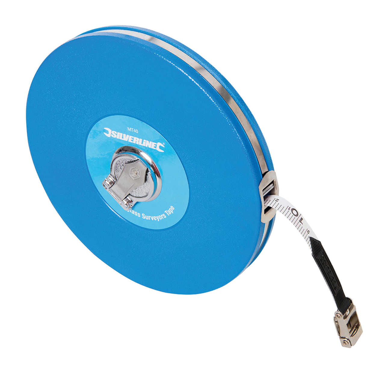 Silverline Fibreglass Surveyors Tape - 50m / 165ft x 13mm from Oneweld Supplies.