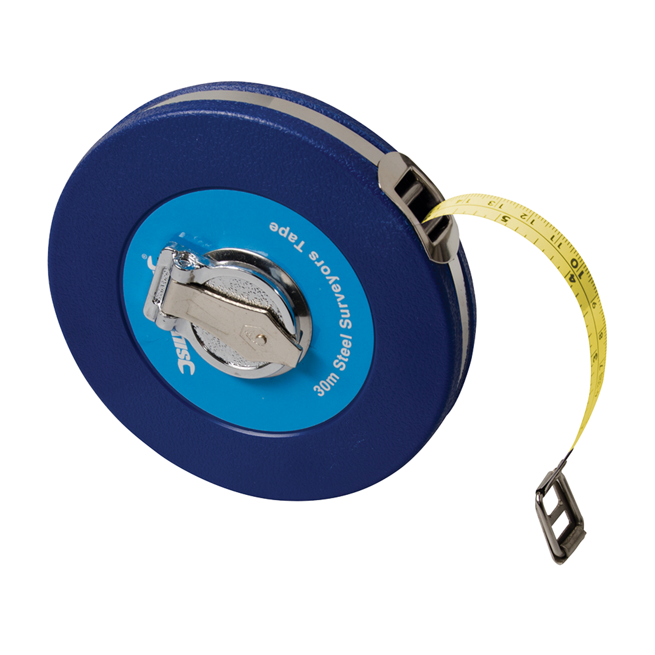 Silverline Steel Surveyors Tape - 30m / 100ft x 13mm from Oneweld Supplies.