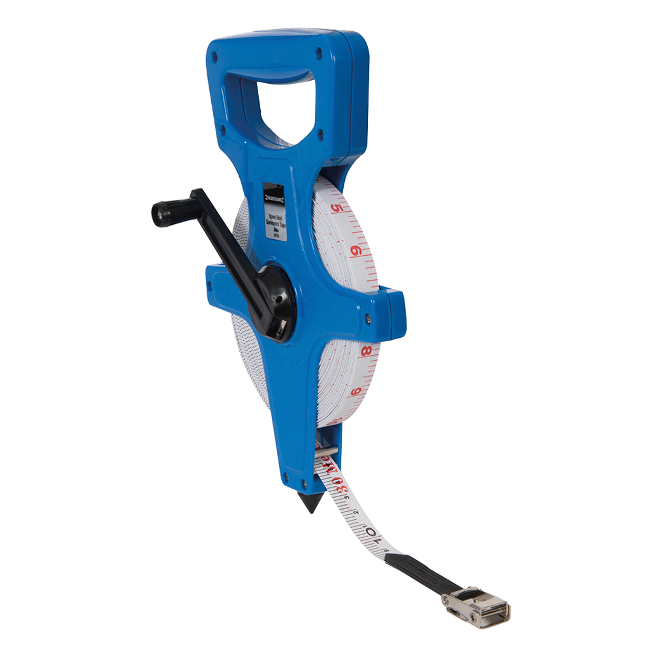 Silverline Open Reel Surveyors Tape - 30m / 100ft x 13mm from Oneweld Supplies.