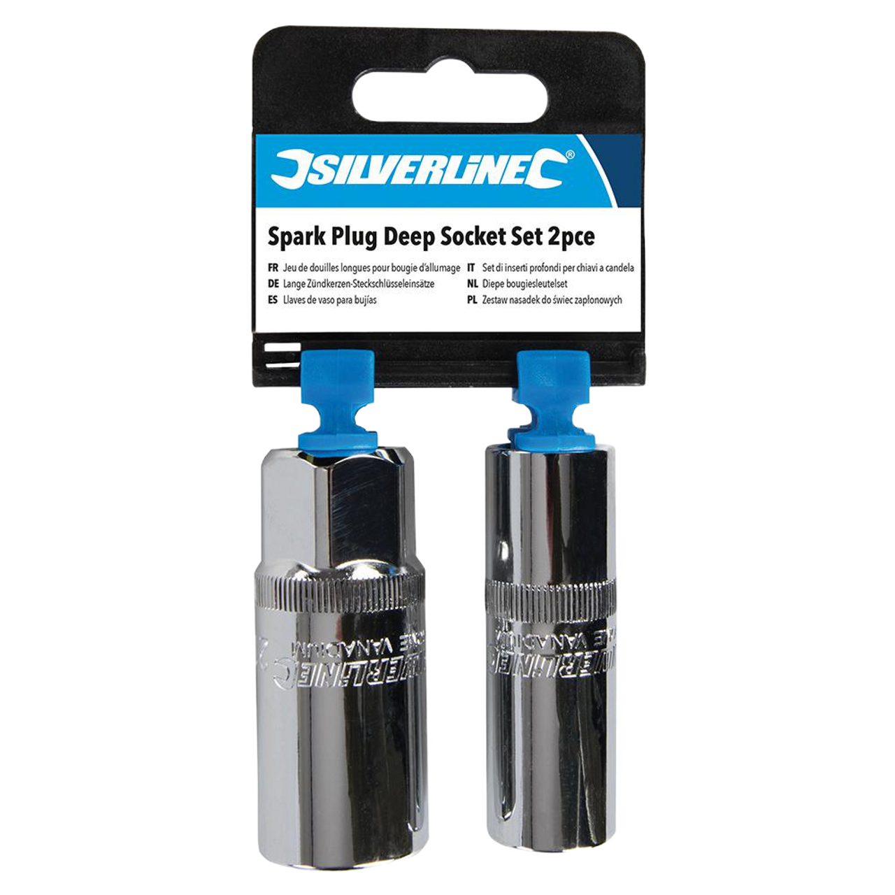 Silverline Spark Plug Deep Socket Set 2pce - 1/2" from Oneweld Supplies.