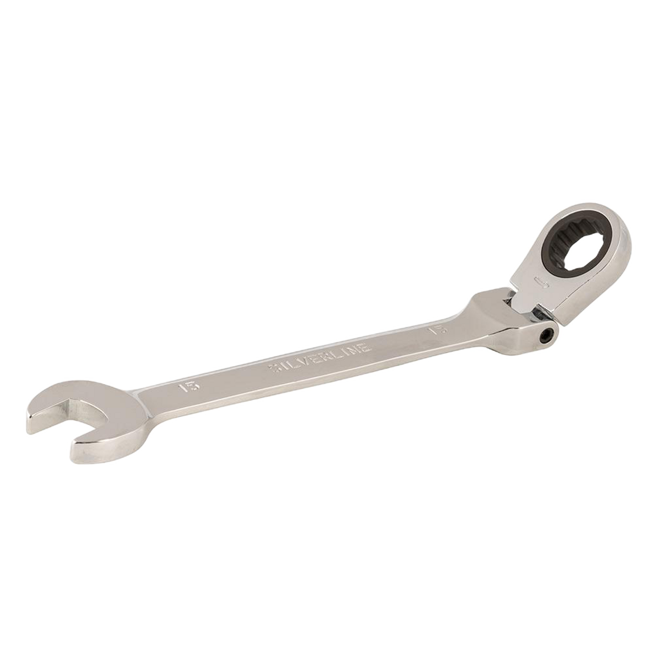 Silverline Flexible Head Ratchet Spanner - 15mm from Oneweld Supplies.
