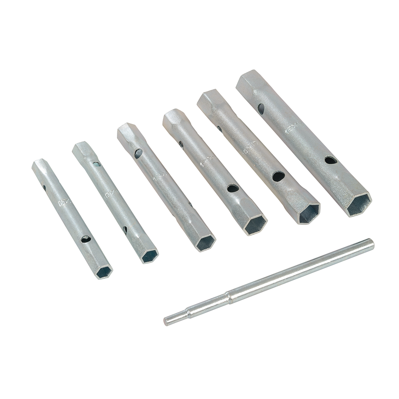 Silverline Box Spanner Metric Set 6pce - 8 - 19mm from Oneweld Supplies.