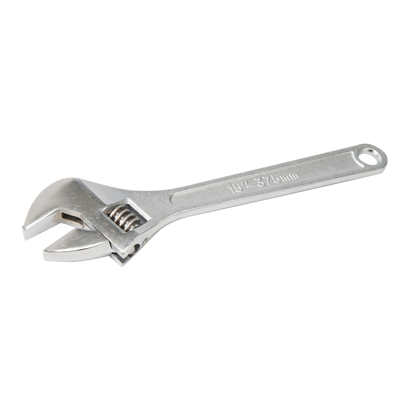 Silverline Adjustable Wrench - Length 375mm - Jaw 41mm from Oneweld Supplies.