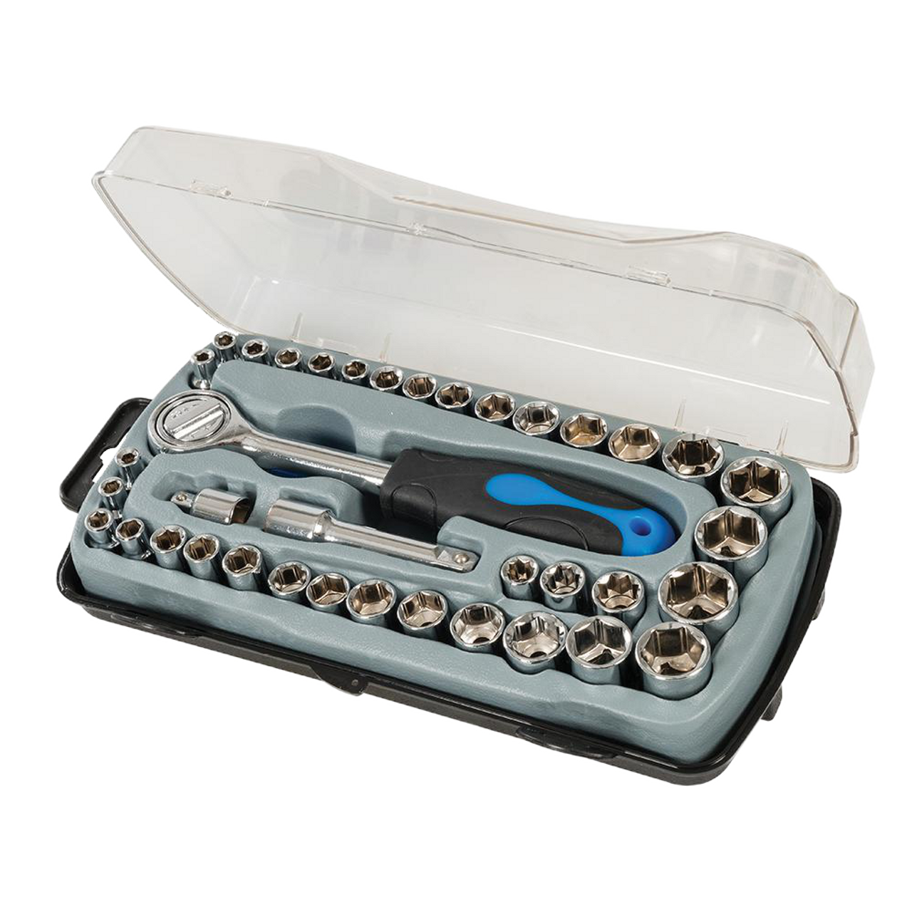 Silverline Compact Socket Set 39pce - 39pce from Oneweld Supplies.
