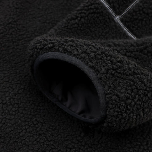 Scruffs Borley Sherpa Fleece sleeve close-up showing soft sherpa fabric and elasticated cuff
