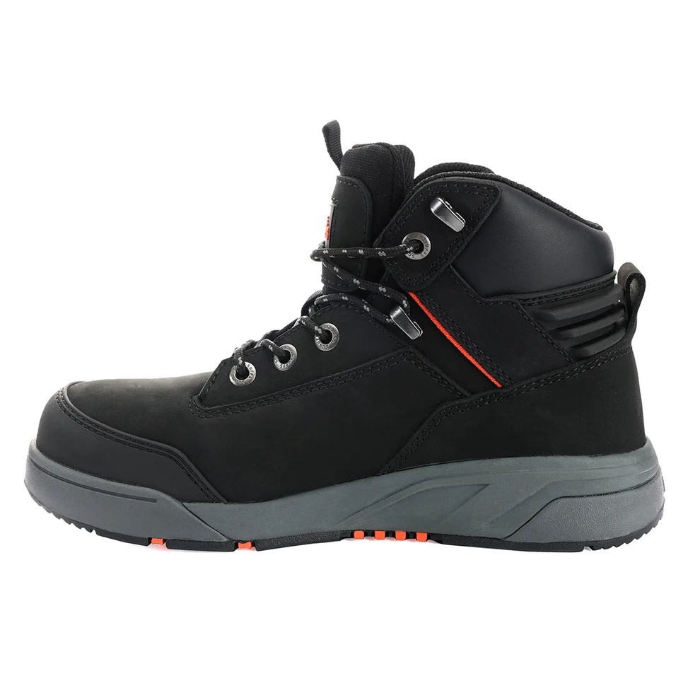 Scruffs Womens Black Switchback Safety Boots ÃƒÂ¢Ã¢â€šÂ¬Ã¢â‚¬Å“ single boot in opposite side profile