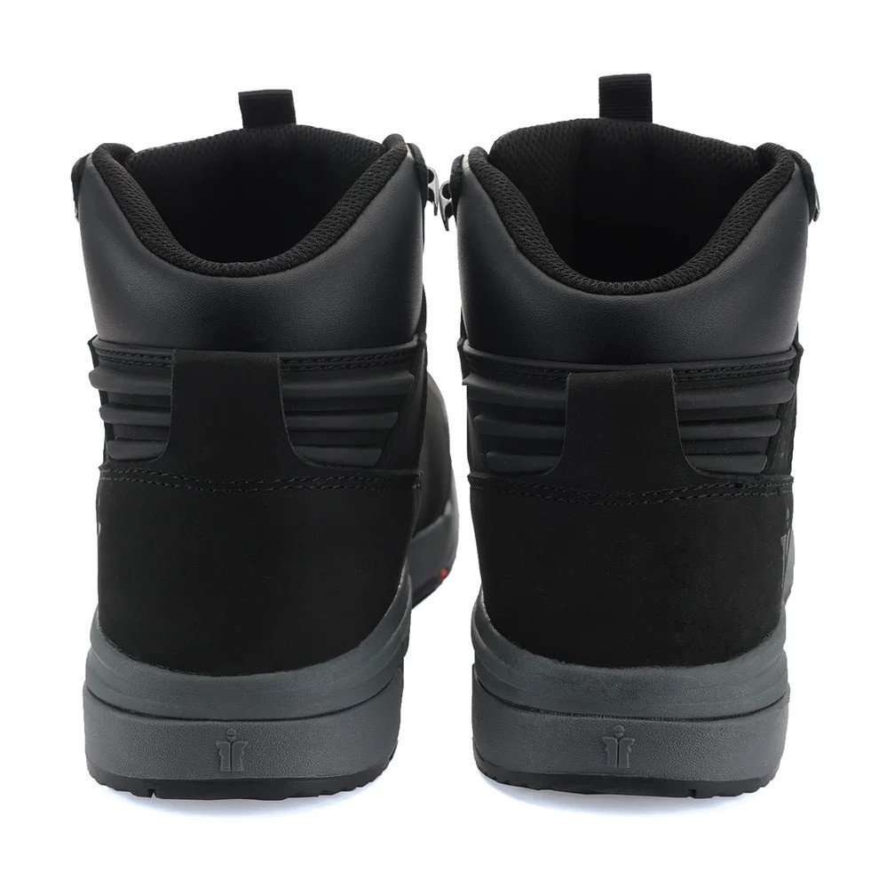 Scruffs Womens Black Switchback Safety Boots Ã¢â‚¬â€œ pair in rear view