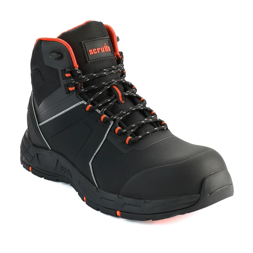 Scruffs Coldwell Lightweight Safety Boot Ã¢â‚¬â€œ single boot in angled front product view