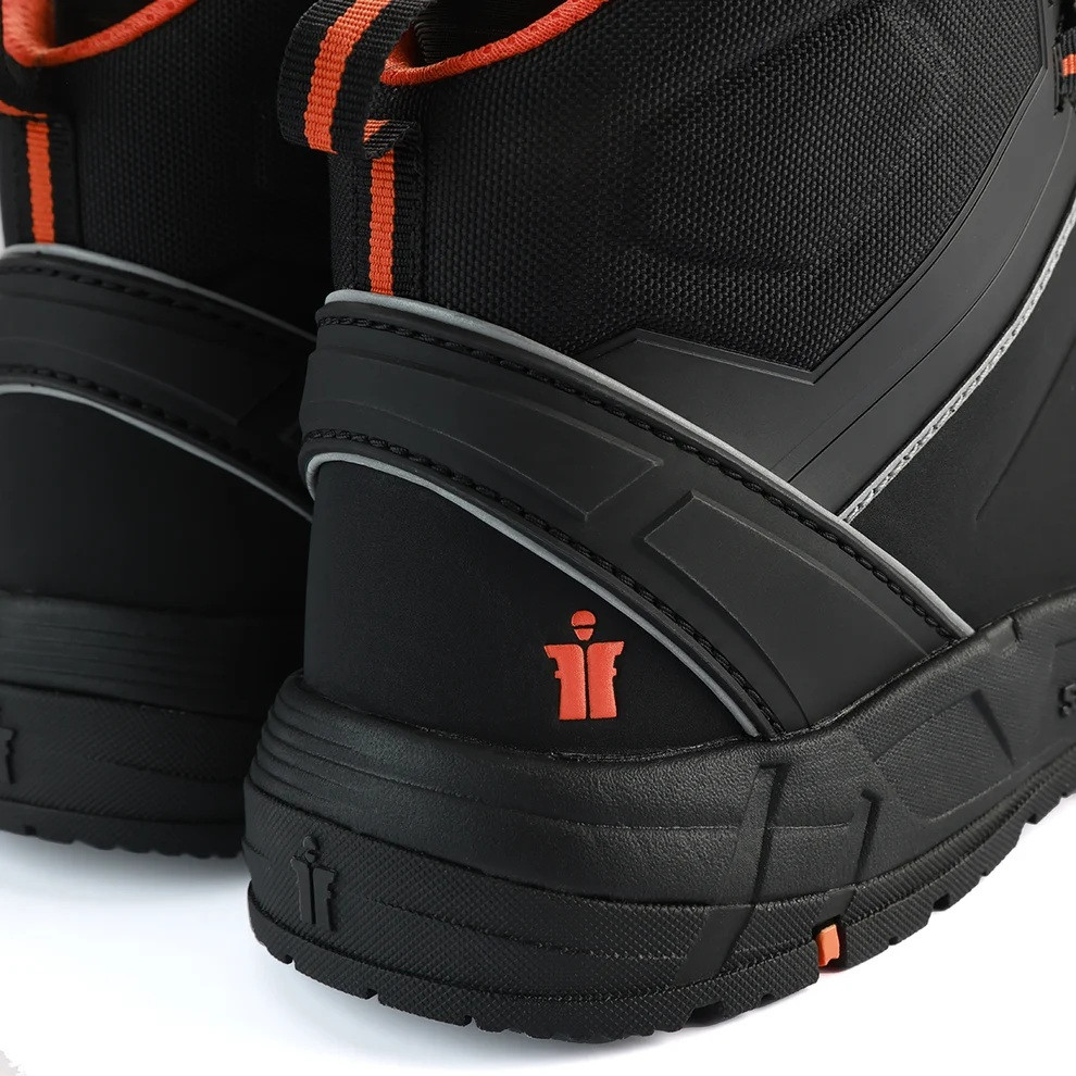 Scruffs Coldwell Lightweight Safety Boot Ã¢â‚¬â€œ close-up of heel and midsole detailing
