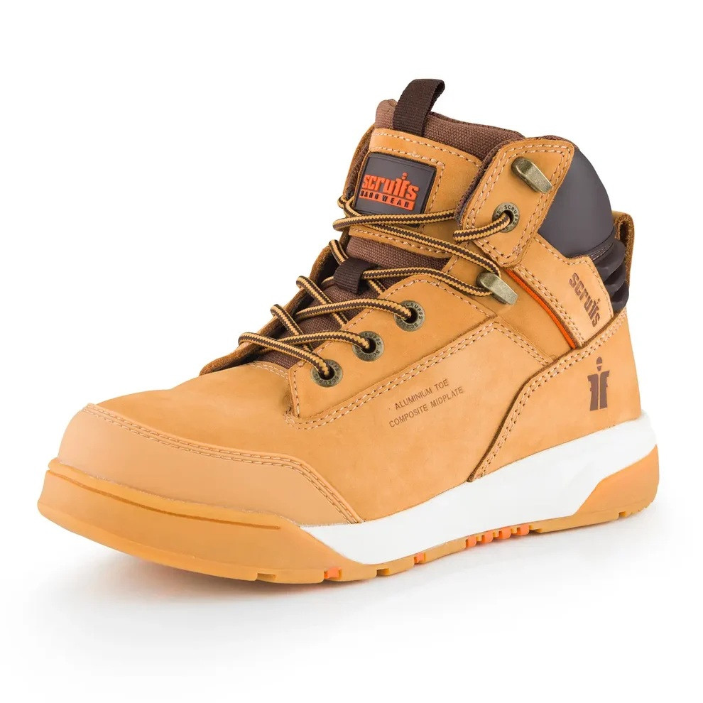 Scruffs Womens Switchback Safety Boot ÃƒÂ¢Ã¢â€šÂ¬Ã¢â‚¬Å“ single boot in angled front product view