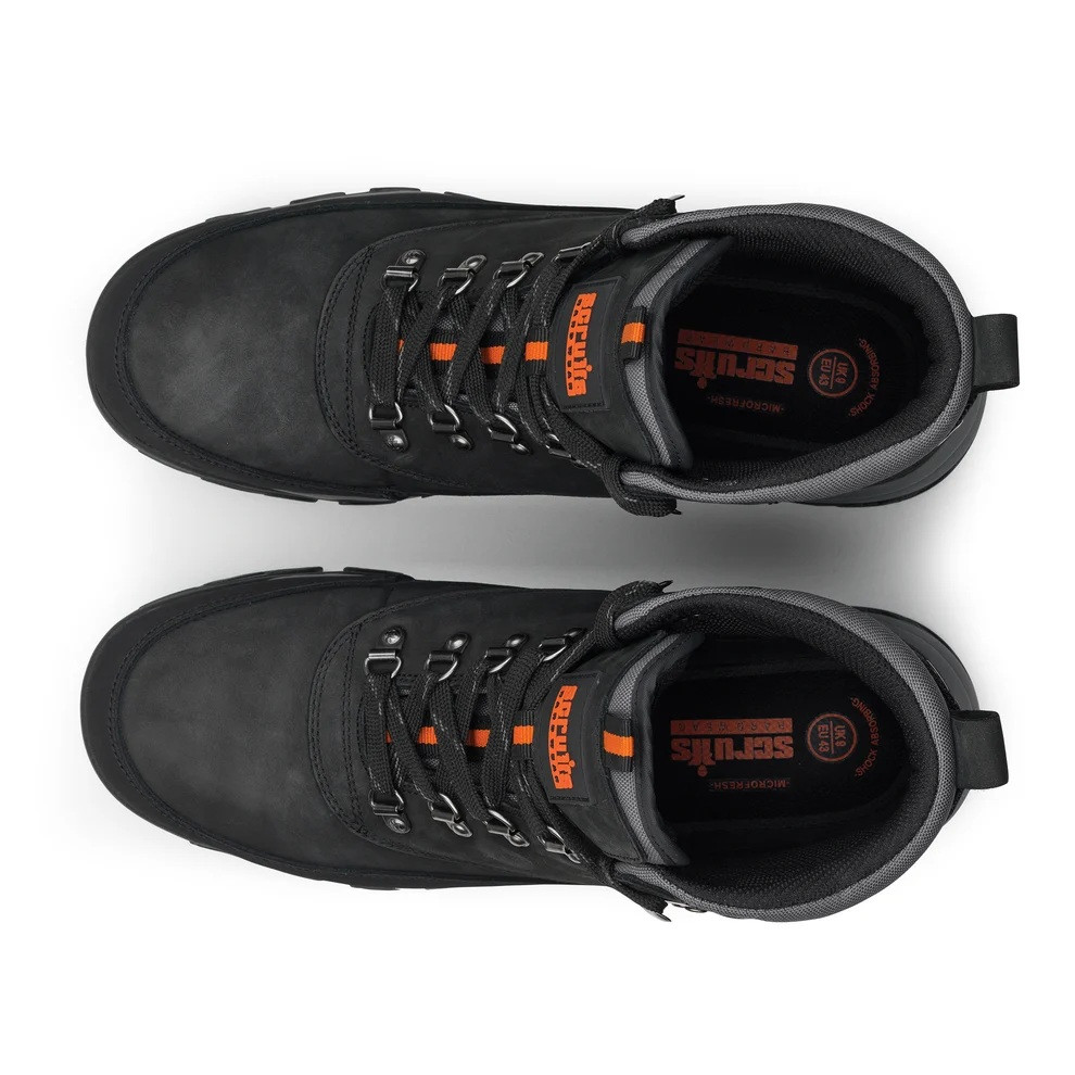 Scruffs Scarfell Safety Boots ÃƒÂ¢Ã¢â€šÂ¬Ã¢â‚¬Å“ pair viewed from above