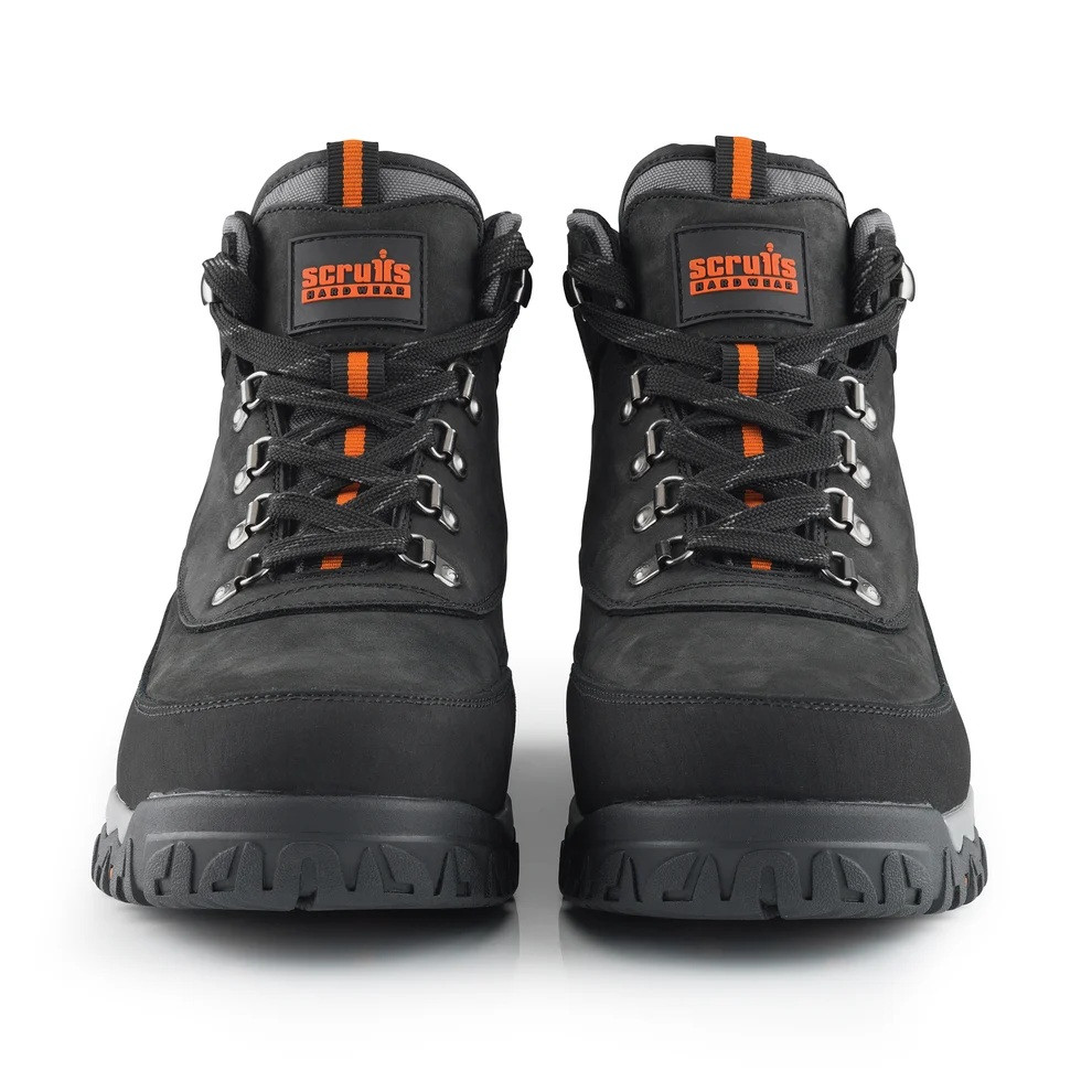 Scruffs Scarfell Safety Boots ÃƒÂ¢Ã¢â€šÂ¬Ã¢â‚¬Å“ pair in straight front view