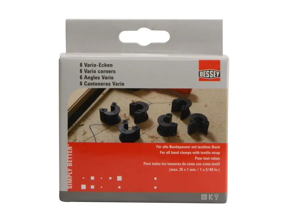 Bessey BVE Replacement Angles for BAN700 Pack of 6 – replacement Vario angles in retail packaging