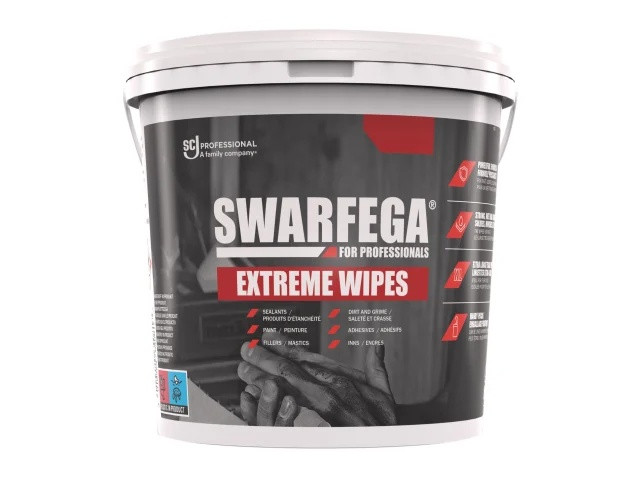 Swarfega Extreme Wipes (Tub 150) tub of heavy duty cleaning wipes for workshop and industrial use
