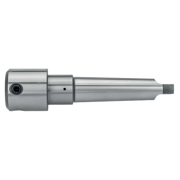 HMT Magnet Drill Arbor – silver magnetic drill adaptor, arbor or taper sleeve shown on white background