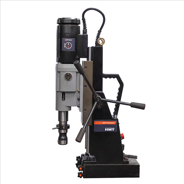 HMT MAX200T MT5 Ultra Heavy Duty Reversible Magnetic Drill – full-length magnetic drill machine on white background