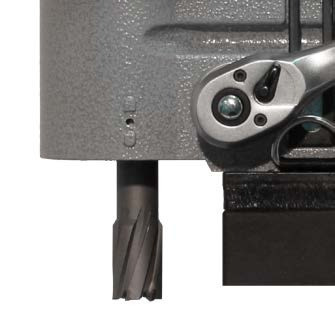 HMT RTQ40 Low Profile Magnetic Drill – HMT magnetic drilling machine shown from front or three-quarter angle