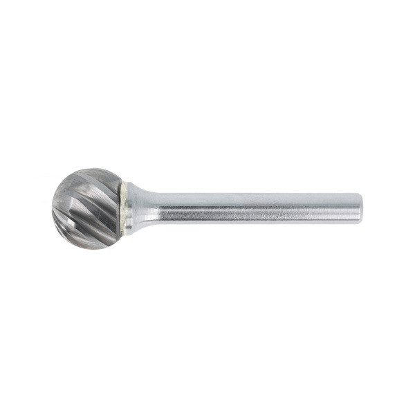 HMT Uncoated TCT Burr 12mm – single carbide rotary burr with shaped cutting head on steel shank