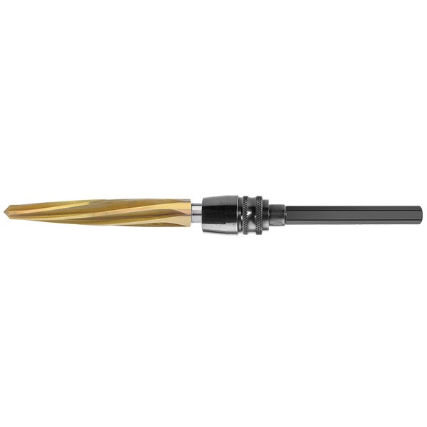 Gold Impact Reamer fitted to long cylindrical extension adaptor