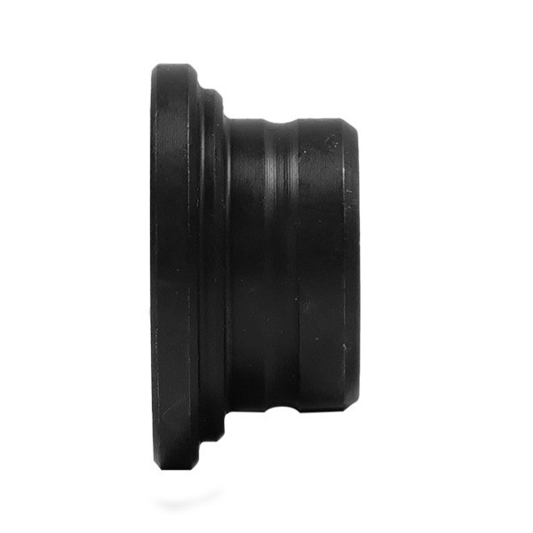 Side view of black stepped ImpactaDie guide in Imperial folder