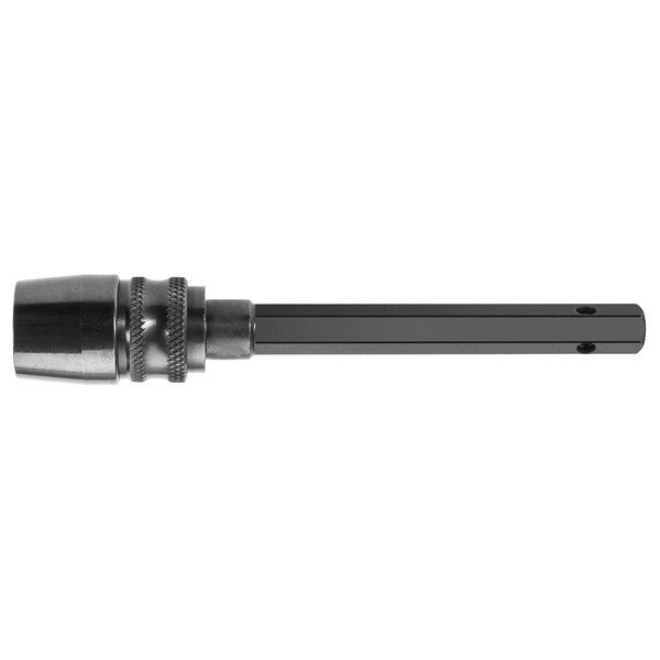 Long Rapid-Lock extension arbor with locking sleeve and hex drive